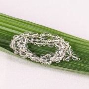 9005 Crystal Mala on Silver Wire 54 Medium Bead 4